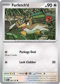 Farfetch'd 083/165 · Reverse Holo
