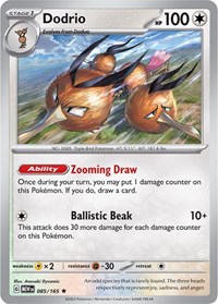 Dodrio 085/165 · Reverse Holo