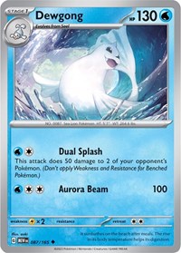 Dewgong 087/165 · Reverse Holo