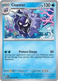 Cloyster 091/165 · Reverse Holo