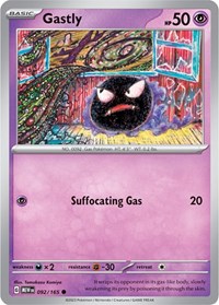 Gastly 092/165 · Reverse Holo