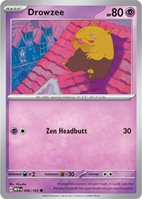 Drowzee 096/165 · Reverse Holo