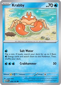 Krabby 098/165 · Reverse Holo