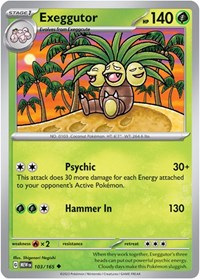 Exeggutor 103/165 · Reverse Holo