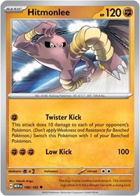Hitmonlee 106/165 · Reverse Holo