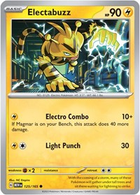 Electabuzz 125/165 · Reverse Holo
