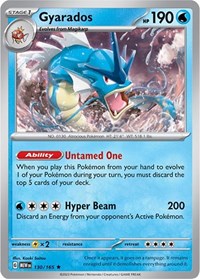 Gyarados 130/165 · Reverse Holo