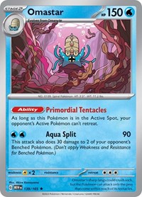 Omastar 139/165 · Reverse Holo