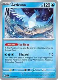 Articuno 144/165 · Reverse Holo