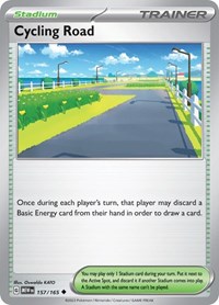 Cycling Road 157/165 Scarlet & Violet 151 Reverse Holo Pokémon card