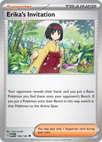 Erika's Invitation 160/165 Scarlet & Violet 151 Reverse Holo Pokémon card