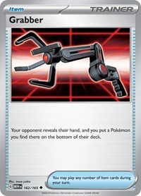 Grabber 162/165 Scarlet & Violet 151 Reverse Holo Pokémon card
