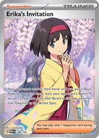 Erika's Invitation 196/165 Scarlet & Violet 151 Pokémon card