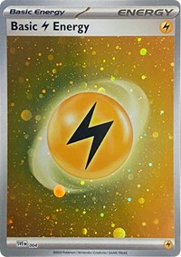 Basic Lightning Energy (Cosmos Holo) 004 Scarlet & Violet Energies Pokémon card
