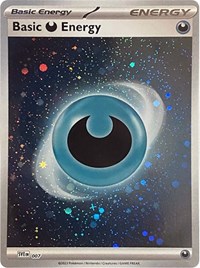 Basic Darkness Energy (Cosmos Holo) 007 Scarlet & Violet Energies Pokémon card