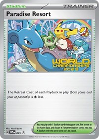 Paradise Resort (World Championships 2023) 045 Scarlet & Violet Promo Cards Pokémon card