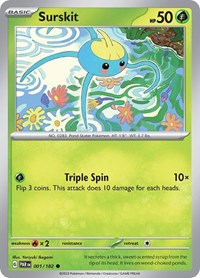 Surskit 001/182 · Reverse Holo