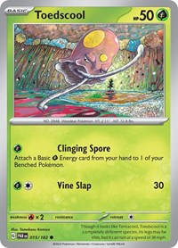 Toedscool 015/182 · Reverse Holo