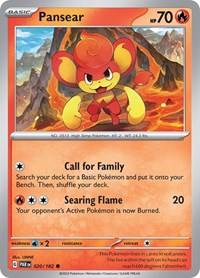 Pansear 020/182 · Reverse Holo