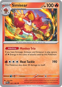 Simisear 021/182 · Reverse Holo