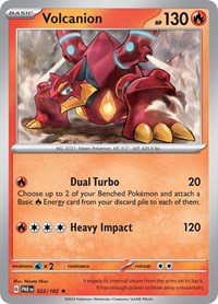 Volcanion 022/182 · Reverse Holo