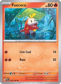 Fuecoco 023/182 · Reverse Holo