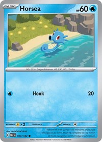 Horsea 030/182 · Reverse Holo