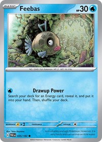 Feebas 035/182 · Reverse Holo