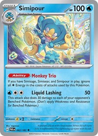 Simipour 042/182 · Reverse Holo
