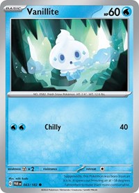 Vanillite 043/182 · Reverse Holo