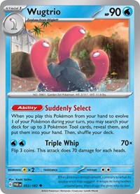 Wugtrio 053/182 · Reverse Holo