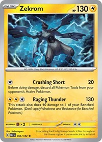 Zekrom 066/182 · Reverse Holo