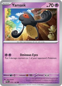 Yamask 075/182 · Reverse Holo