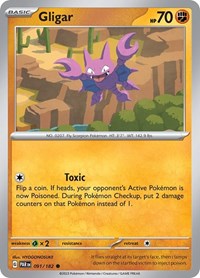 Gligar 091/182 · Reverse Holo