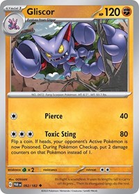 Gliscor 092/182 · Reverse Holo