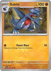 Gabite 095/182 · Reverse Holo