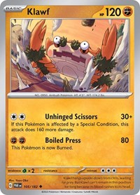 Klawf 105/182 · Reverse Holo