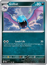 Golbat 111/182 · Reverse Holo