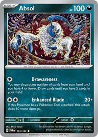 Absol 113/182 · Reverse Holo