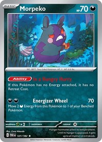 Morpeko 121/182 · Reverse Holo