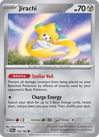 Jirachi 126/182 · Reverse Holo