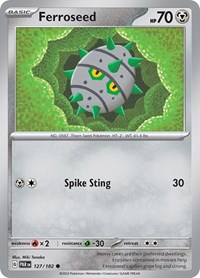 Ferroseed 127/182 · Reverse Holo