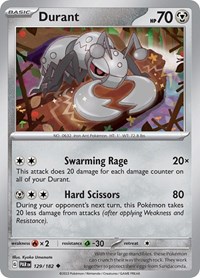 Durant 129/182 · Reverse Holo