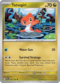 Tatsugiri 141/182 · Reverse Holo