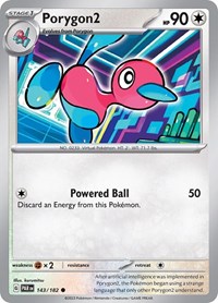 Porygon2 143/182 · Reverse Holo