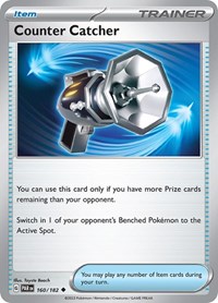 Counter Catcher 160/182 Paradox Rift Reverse Holo Pokémon card