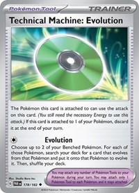 Technical Machine: Evolution 178/182 Paradox Rift Reverse Holo Pokémon card