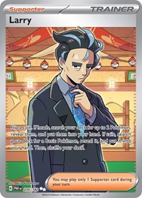 Larry 235/182 Paradox Rift Pokémon card