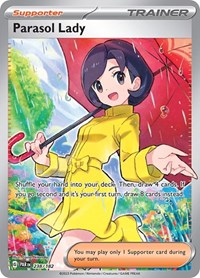 Parasol Lady 238/182 Paradox Rift Pokémon card