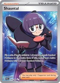 Shauntal 243/182 Paradox Rift Pokémon card